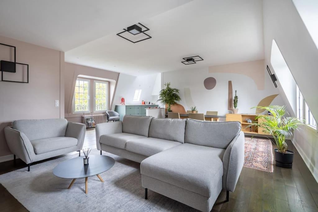 Garches Appartement De 100M2 Dans Un Parc A 20 Mn Du Centre De Paris מראה חיצוני תמונה